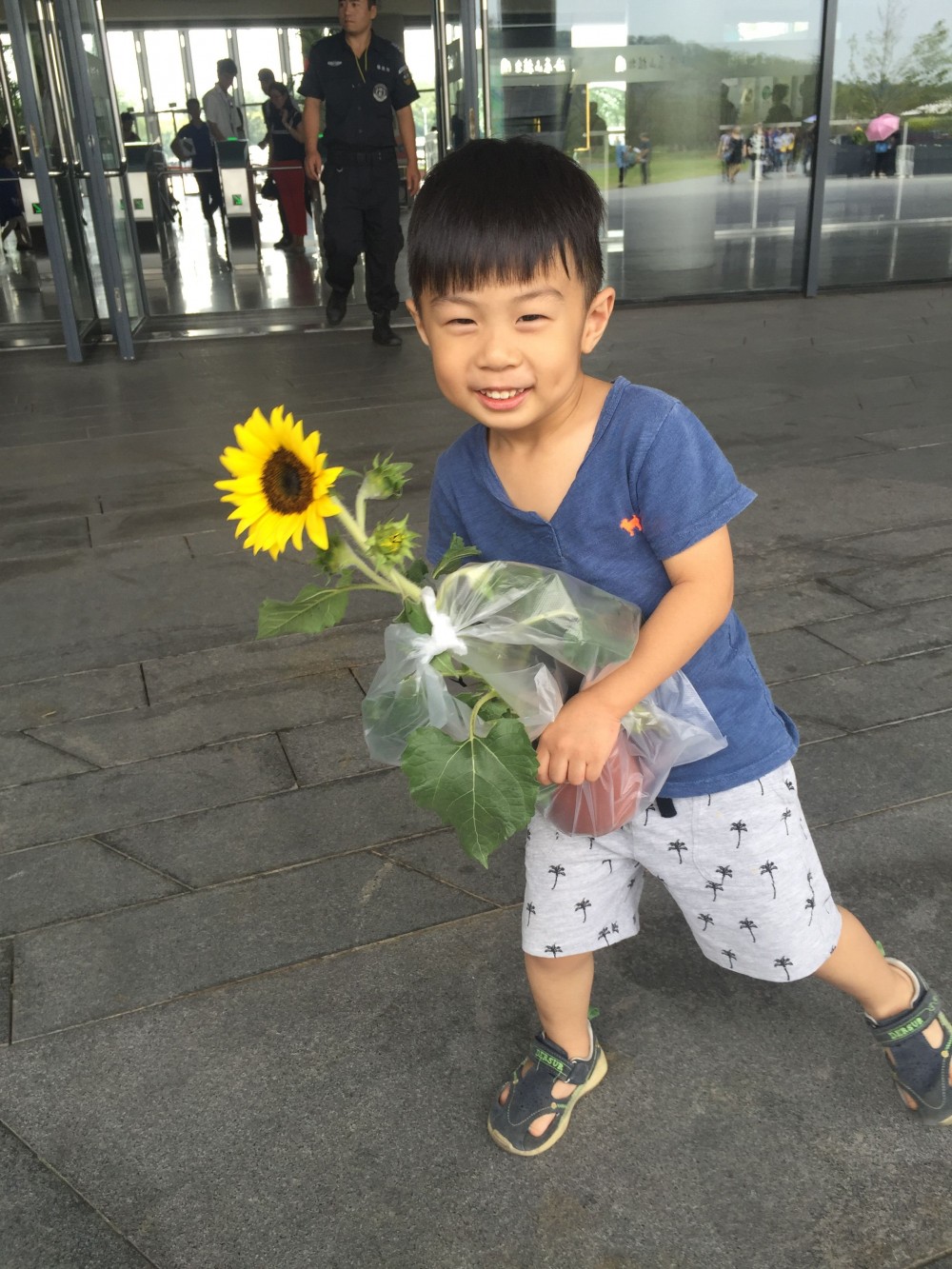 图2 辰山迎国庆送福利小游客